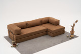Kutna sofa Udobnost - Smeđa