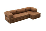 Kutna sofa Udobnost - Smeđa