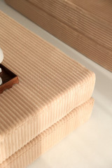 Kutna sofa na razvlačenje Kutak - Smeđi - v1