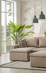 Kutna sofa Flov - Krema