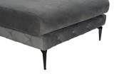 Kutna sofa Como Eco lijevi - antracit, crni