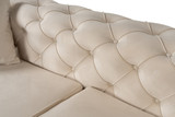 Kutna sofa Como Eco lijevi - bež