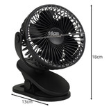 Crni bežični ventilator Ruhhy 25567