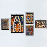 Ukrasna  slika u okviru (5 komada) SET_057