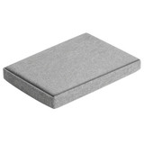Sivi puf  od tkanine 60x30x30 cm Ruhhy 25996