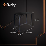 Crni sklopivi drveni stol Ruhhy 26117