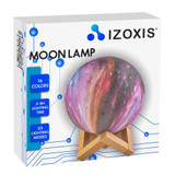 Noćna  mjesečeva lampa 15cm, 16 boja