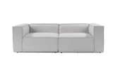 Sofa s 2 sjedala Dvosjed Fora - Svijetlosiva Sofa s 2 sjedala Dvosjed Fora - Svijetlosiva