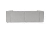 Sofa s 2 sjedala Dvosjed Fora - Svijetlosiva
