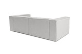Sofa s 2 sjedala Dvosjed Fora - Svijetlosiva