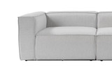 Sofa s 2 sjedala Dvosjed Fora - Svijetlosiva