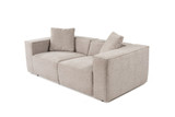 Sofa s 2 sjedala Lora dvosjed - Mocha