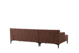 Kutna sofa Novi kutak Petre L - Konjak