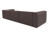 Kutna sofa Fora - Tamnosmeđa