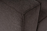 Kutna sofa Fora - Tamnosmeđa