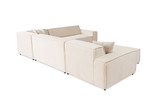 Kutna sofa Kutak za slagalice (Chl-02-C-2R) - Bež