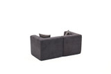 Sofa s 2 sjedala Raks - Antracit Sofa s 2 sjedala Raks - Antracit