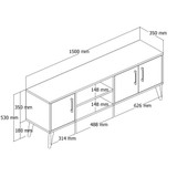 TV stalak Exxen - 1582