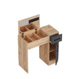 Stol za šminkanje Inci - atlantski bor, antracit Stol za šminkanje Inci - atlantski bor, antracit