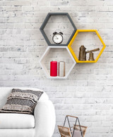 Zidna polica Elfo - bijela