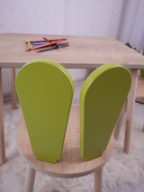 Dječji stolni set Bunny One - pistacija zelena, smeđa