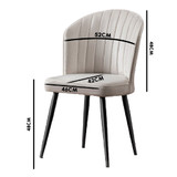 Set stolica (4 dijela) Rubi - žuta