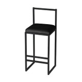 Set barskog stola i stolica (5 komada) Nordic - crni