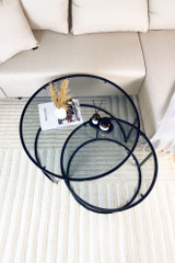 Klub stolić Tokyo 80 - crni, Fume