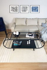 Klub stolić Windy - crni, Fume