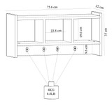 Zidna polica Zvijezda - Safir
