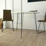 Stolni sandal - sjajno bijeli