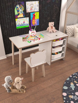 Dječji set stolova Soho - bijeli