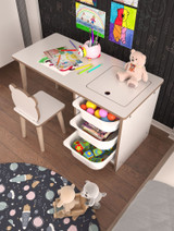 Dječji set stolova Soho - bijeli