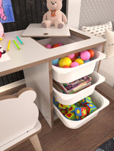 Dječji set stolova Soho - bijeli