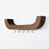 Dekorativna drvena zidna polica Raf289