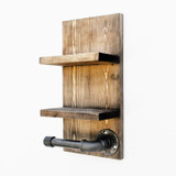 Dekorativna drvena zidna polica Boruraf219