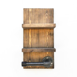 Dekorativna drvena zidna polica Boruraf219