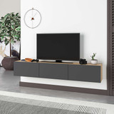 TV komodica Francy 180 - Safirni hrast, Antracit
