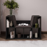 Polica za knjige Livora - antracit