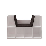 Polica za knjige Livora - bijela