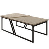 Set stolića za kavu Verona P0024623 - Travertin