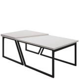 Set stolića za kavu Verona P0024623 - Bijeli