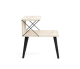 Križ za noćni ormarić - crni, travertin