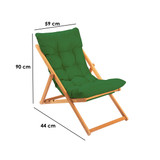 Vrtna stolica My006 - Zelena