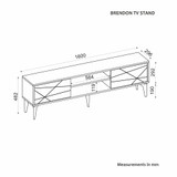 TV komoda Brendon - orah