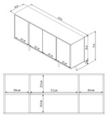 Konzola Arven - Bijela