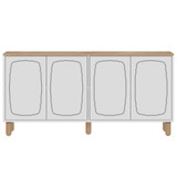 Konzola Yekta - Safirni hrast, Bijela Konzola Yekta - Safirni hrast, Bijela