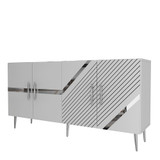 Konzola Fuga KB150 - Bijela, Srebrna