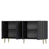 Konzola Imre - Antracit, Zlatna