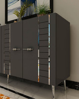 Konzola Imre - Antracit, Srebrna